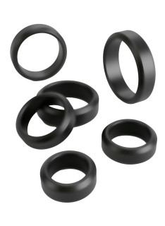 Cock & Ball Stretching Kit - Set di anelli fallici elastici per pene o testicoli. 3