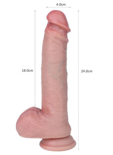 Vibratore Ultra Realistico 24cm Slim 2