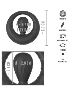 Cock Ring With A Vibrating Stimulator 2