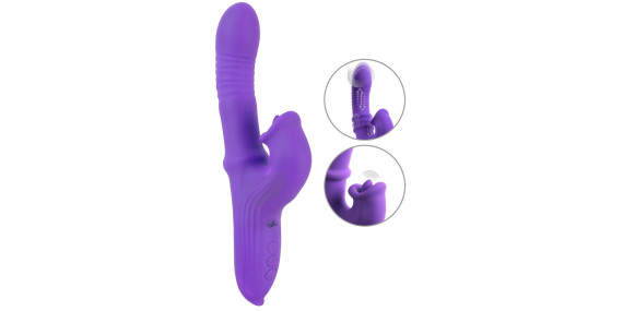 Thrusting Vibrator with a Moving Ring