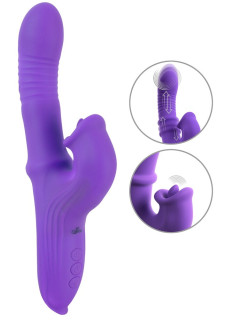 Thrusting Vibrator with a Moving Ring