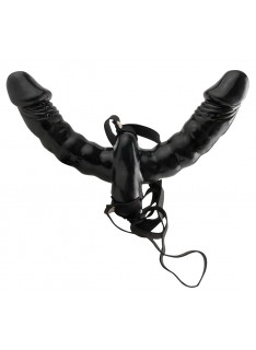 Vibrating Double Delight Strap-on